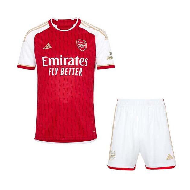 Camiseta Arsenal Replica Primera Ropa Niños 2023/24 Rojo